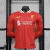 2024/2025 Long Sleeves Liverpool Home Player Version Football Jersey 1:1 Thai Quality