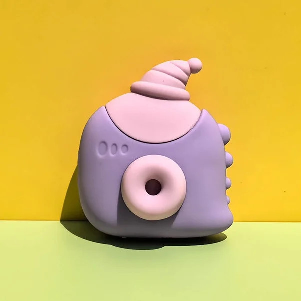 pearlsvibe -  Mini Camera Tapping Sucking Clitoral Vibrator With 10 Modes
