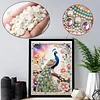 Diamond Painting-DIY Special Shaped Drill Pearl Painting Peacock(30x40cm)