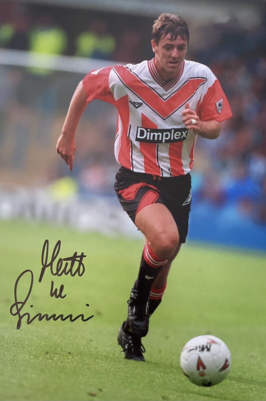 Matt Le Tissier Genuine Hand Signed Southampton 12x8 Photo Poster painting 4