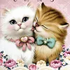 Diamond Drawing Living Room Small Lovers Cat Hand Cross Stitch