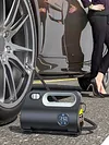 12V Portable Car Air Pump W/ LED Light Dual-Purpose for Motorcycles Bicycle Ball