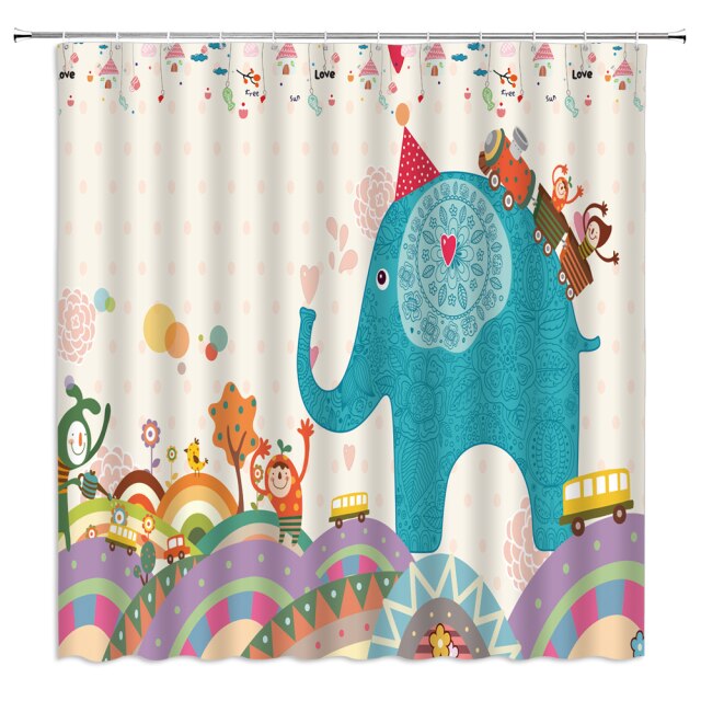 

Shower Curtain – Sea Animal-180*180cm, 501 Original