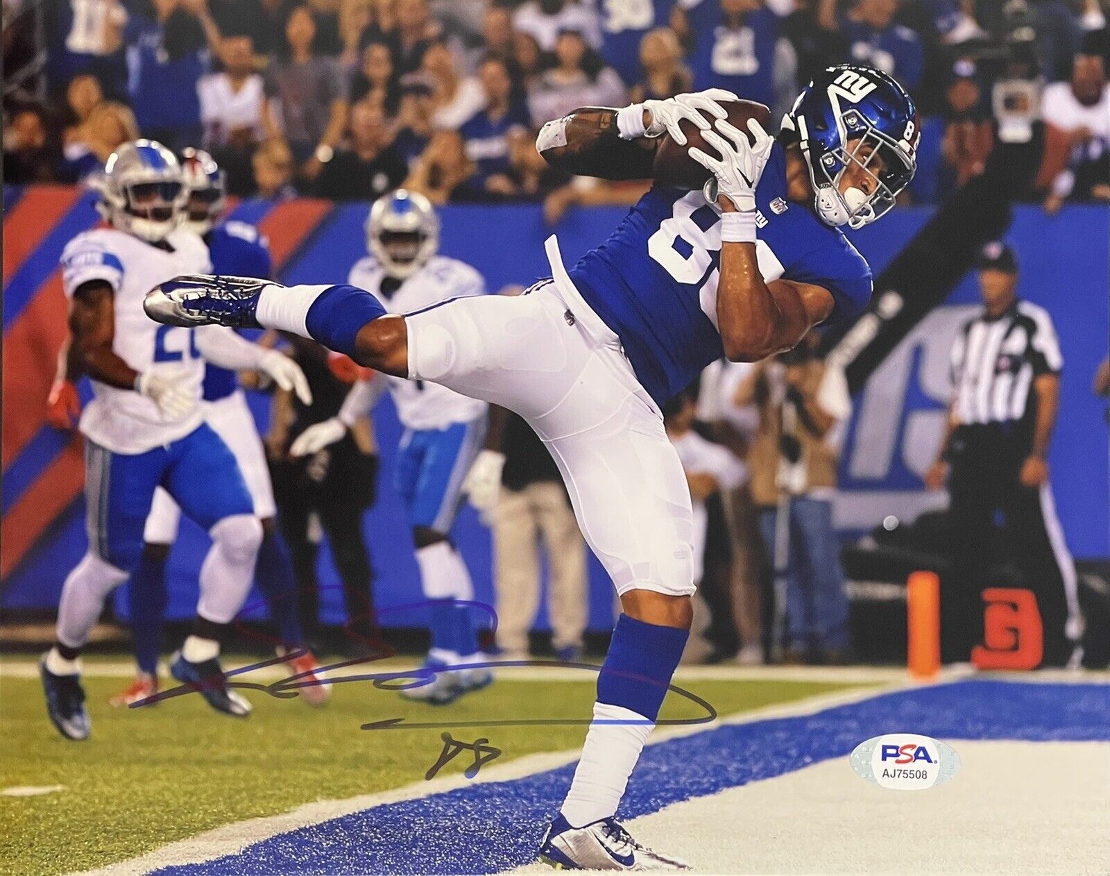 Evan Engram Signed Autographed New York Giants 8x10 Photo Poster painting PSA/DNA