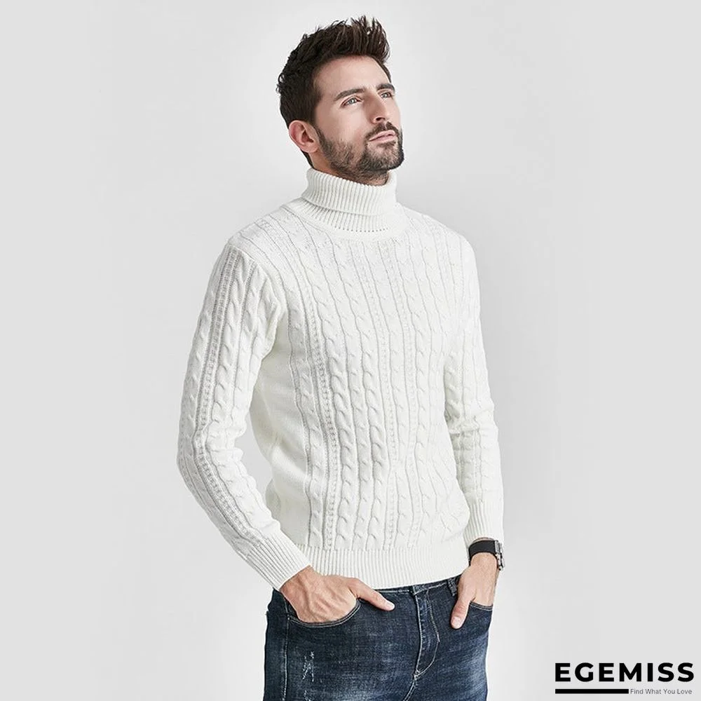 High Collar Joker Men's Sweater | EGEMISS