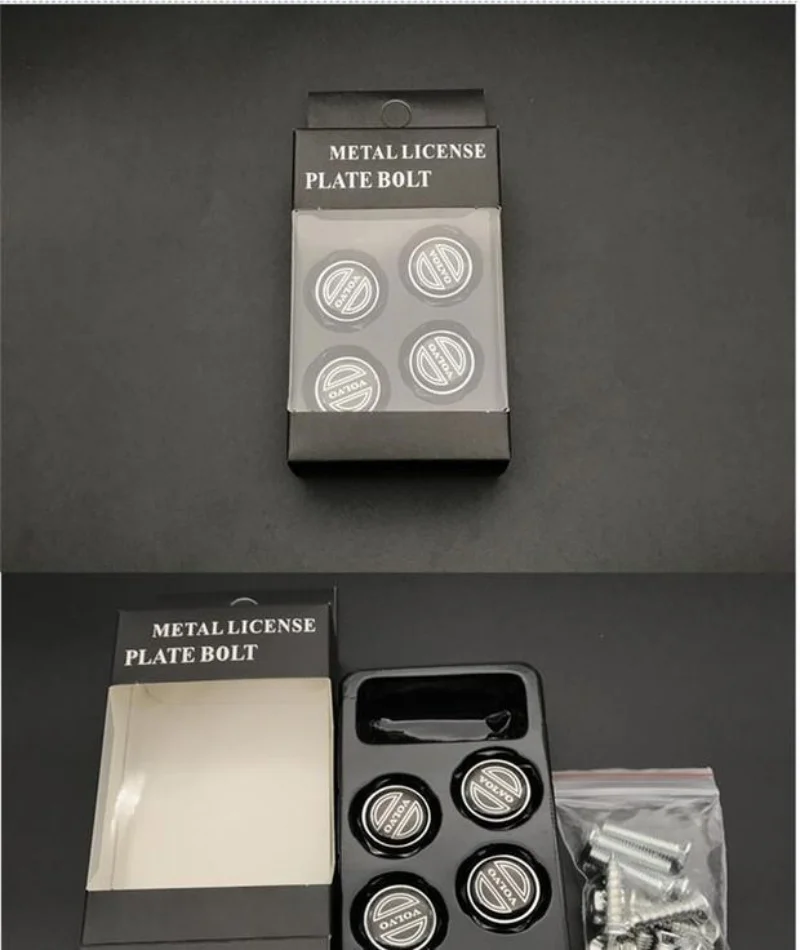 New stainless steel license plate bracket fasteners and screws