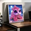 Pink Turtle Special Shaped 5D DIY Partial Drill Diamond Painting Kits for Adults Beginners Home Decor Diamond Dots Paintings Diamond Art Kit 11.81 X11.81inch