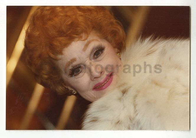 Lucille Ball - Original Vintage Photo Poster painting by Peter Warrack - Unpublished