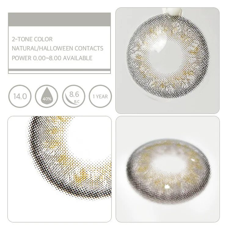 Cocktail Brown Tequila Sunrise Colored Contact Lenses