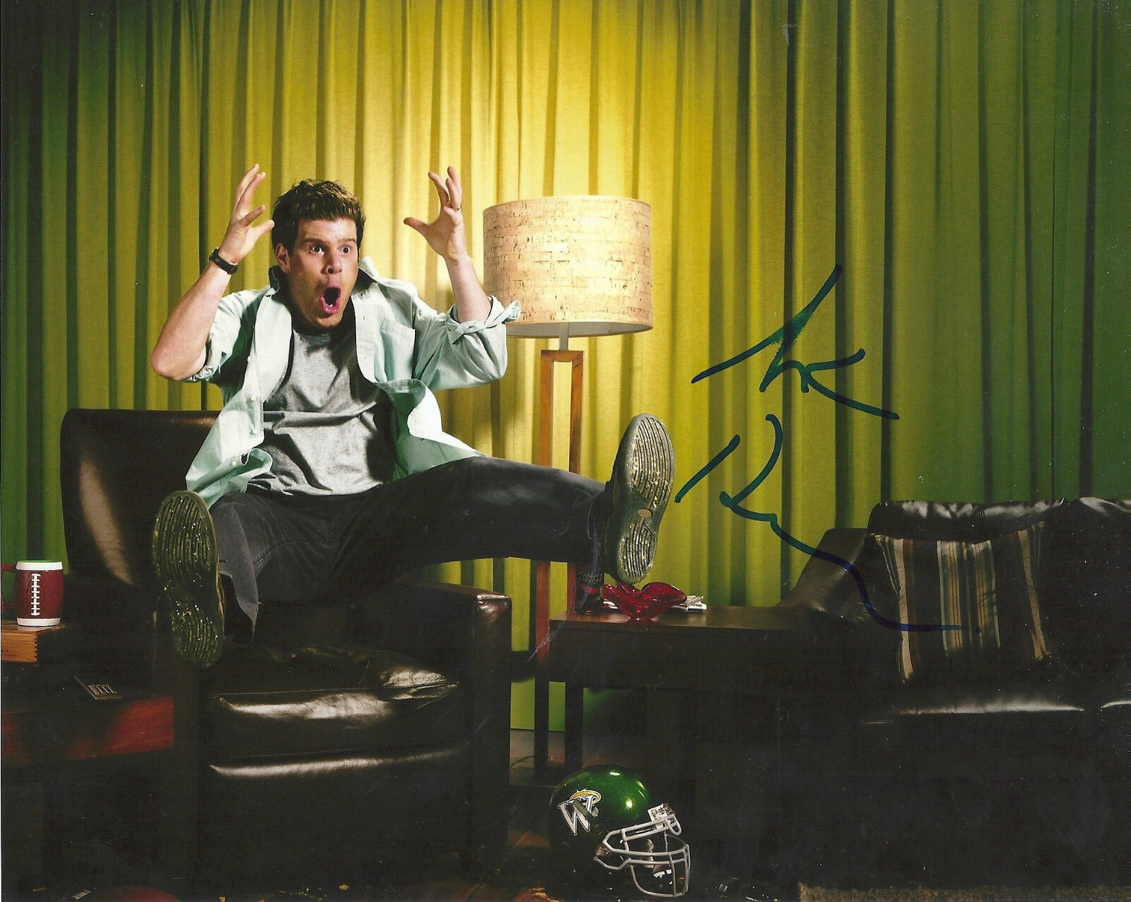 STEVE RANNAZZISI 'THE LEAGUE' FANTASY FOOTBALL KEVIN SIGNED 8X10 PICTURE *COA 2