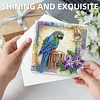 6Pcs Diamond Painting Flowers and Birds Greeting Card Set with Envelopes for Beginner Adult Holiday Gifts