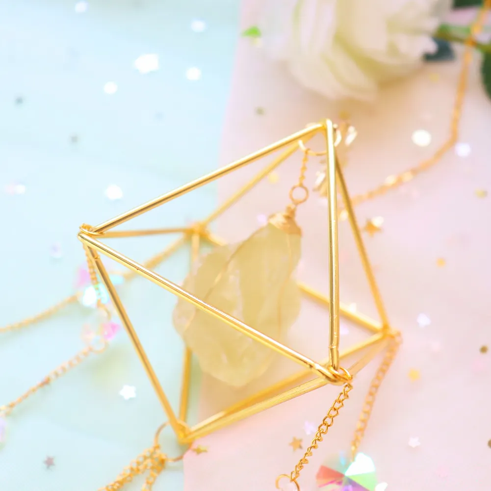 K9 Crystal Light Catchers Wind Chime Sunlight Trapping Windchimes Jewelry