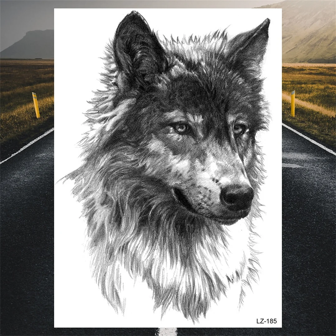 Black Spartan Warrior Temporary Tattoos For Men Adults Realistic Lion Tiger Maori Knight Fake Tattoo Sticker Chest Tatoos 3D