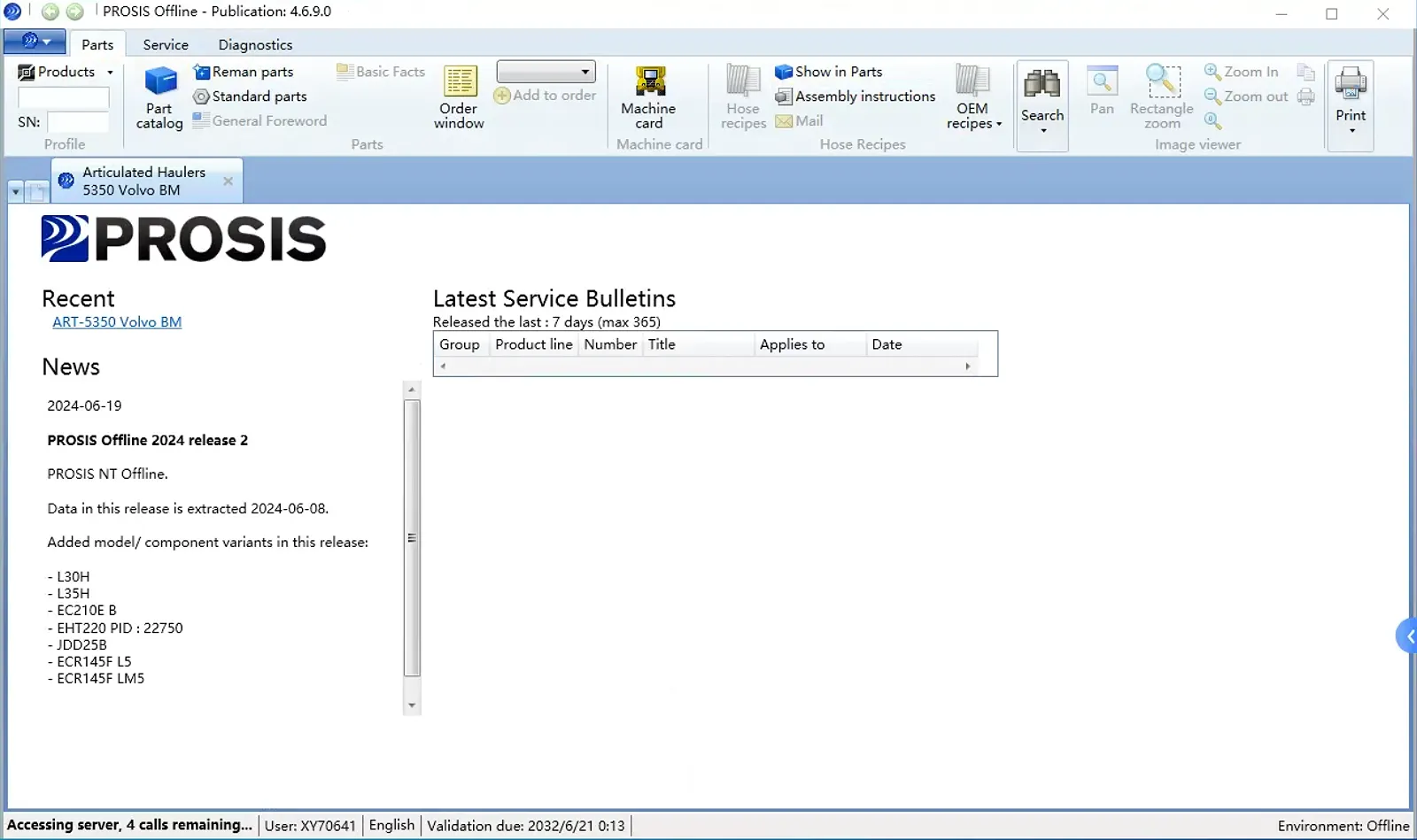Volvo PROSIS (Volvo Parts Lookup Tool) 2024