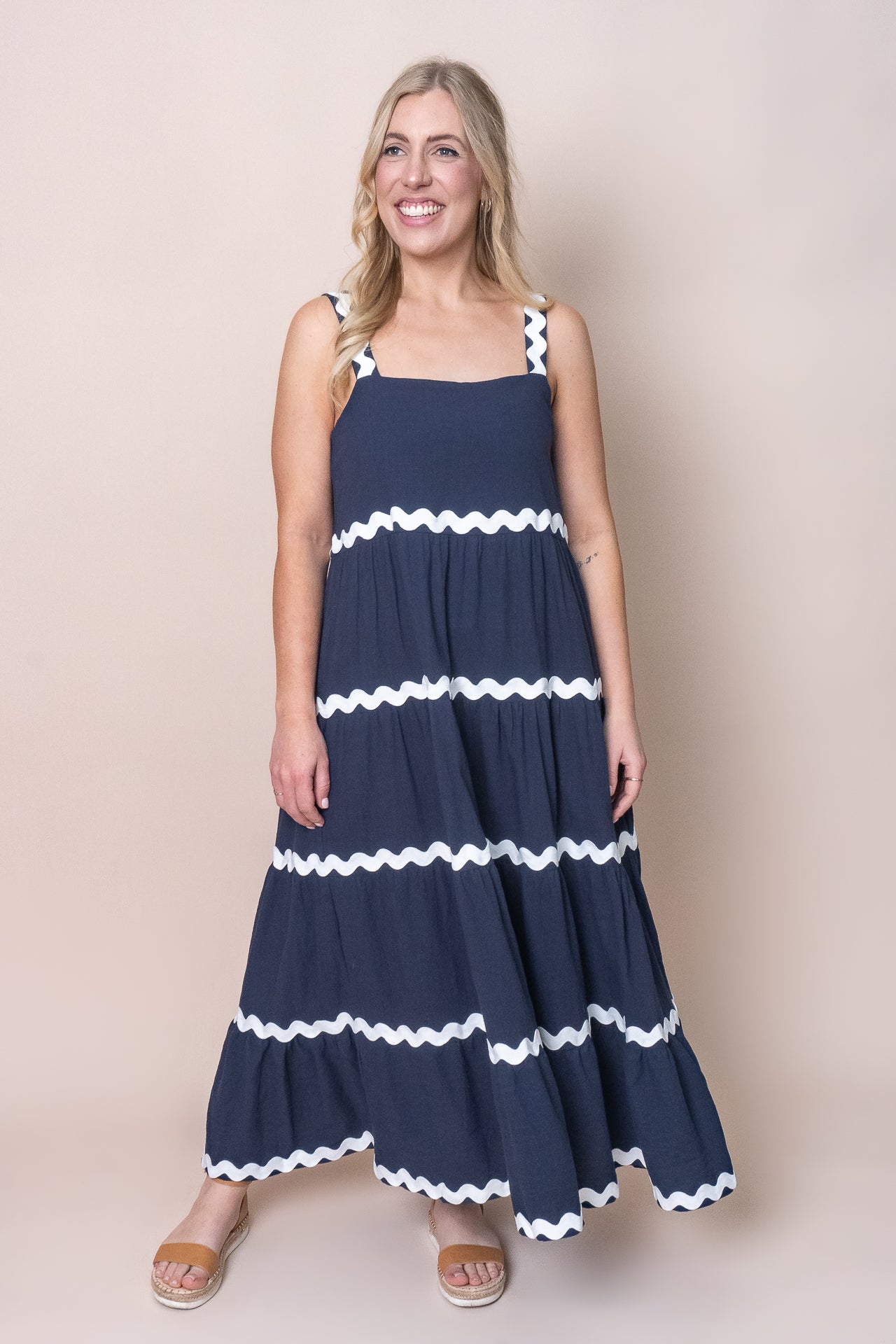 Ziggy Maxi Dress in Navy