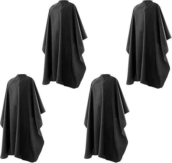 Hair Salon Capes with Snap Closure Waterproof Hairdressing Styling Hair Cutting Coloring Nylon Cape for Barber Hairdressers