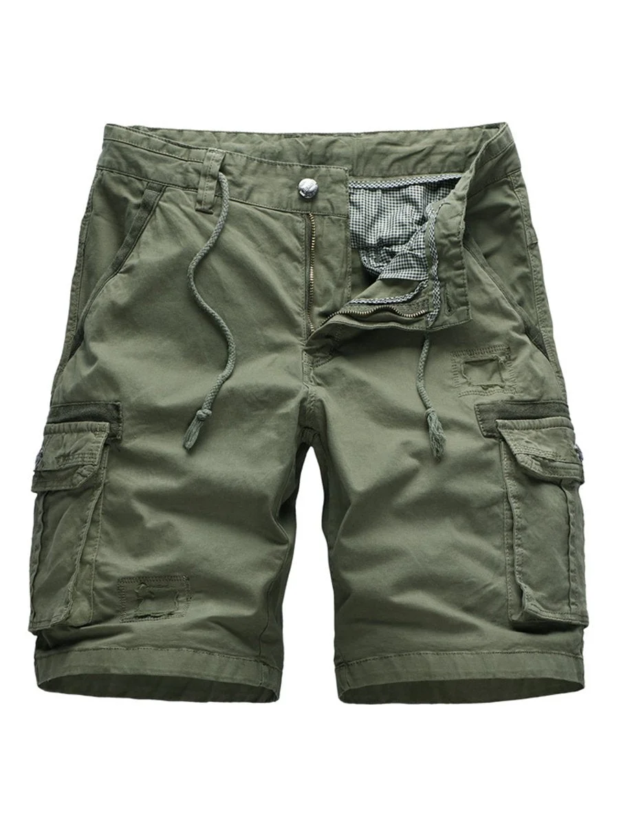 Men Pockets Casual Sports Shorts-08