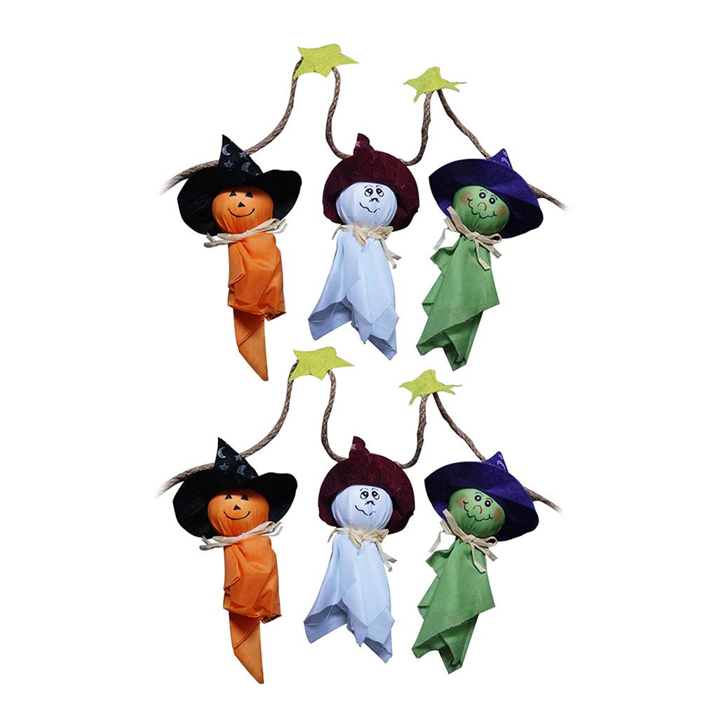 

2pcs Cute Halloween Pumpkin Ghost Hanging Decor Pendant Kids Joking Toys, 501 Original
