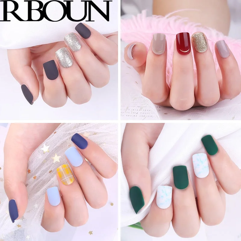 30pcs False Nail Artificial Tips Set Full Cover for Short Decoration Press On Nails Art Fake Extension With Glue detachable-Nail Inspo