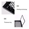Camp Fire Cooking Rack Folding Heavy Duty for Outdoor BBQ Camping (Black)