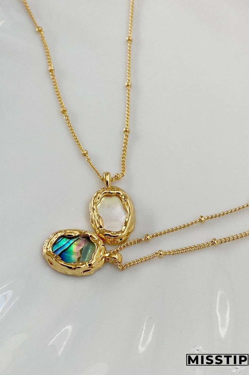 Shell Shape Copper 14K Gold Plated Necklace