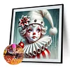 Diamond Painting-5D Full Round Drill Clown(40*40 CM)