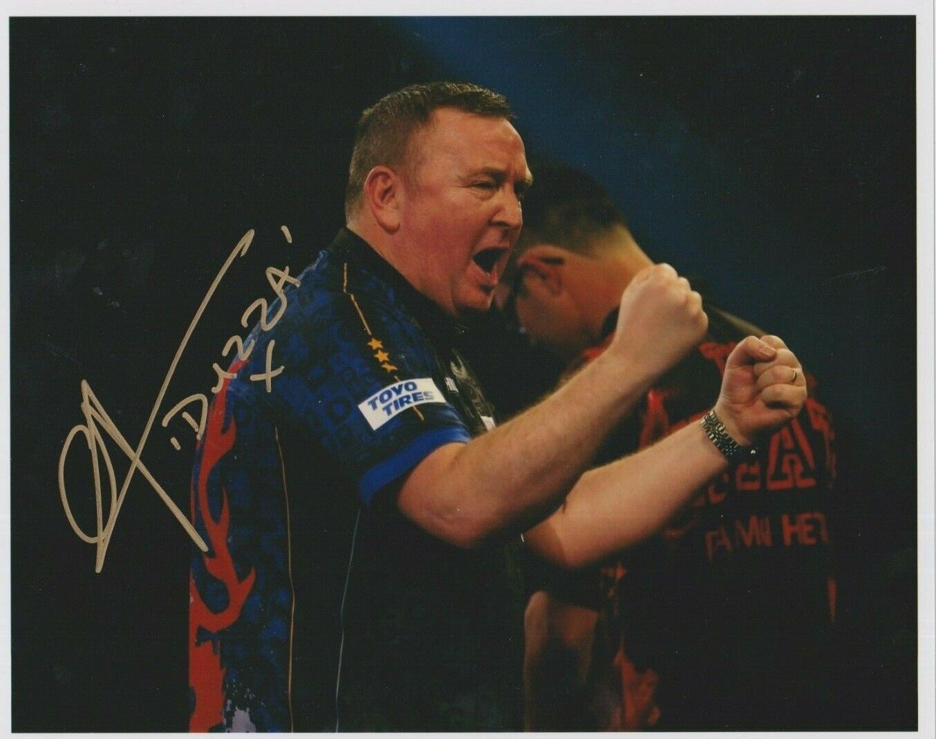 Glen 'Duzza' Durrant **HAND SIGNED** 8x10 Photo Poster painting ~ Darts ~ AUTOGRAPHED