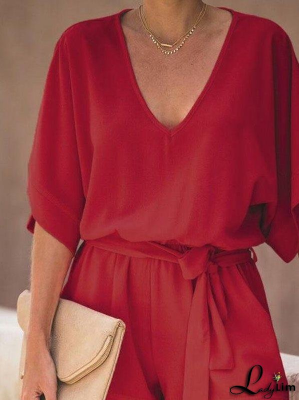 Classic and comfortable summer Jumpsuit