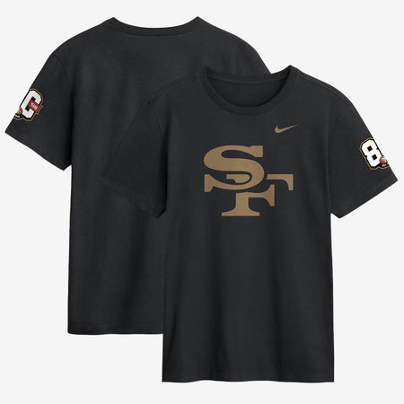 Men's San Francisco 49ers Nike Black 80th Anniversary Third Down Stop T-Shirt