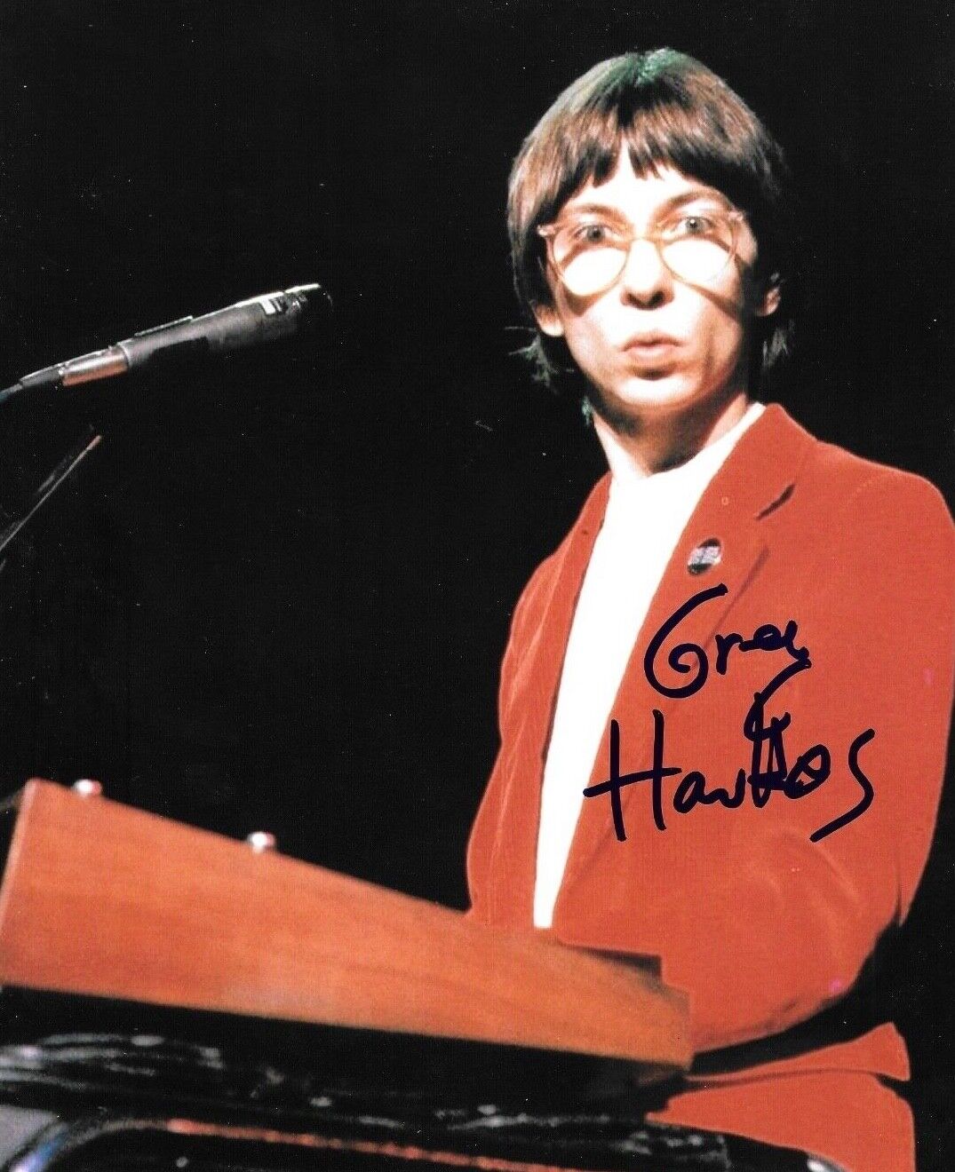 * GREG HAWKES * signed autographed 8x10 Photo Poster painting * THE CARS * KEYBOARDIST RRHOF * 6