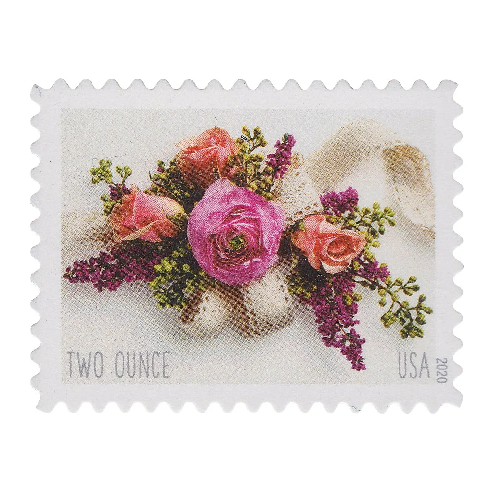 Flowers from the Garden 1 coil of 100 USPS First Class Postage Stamps