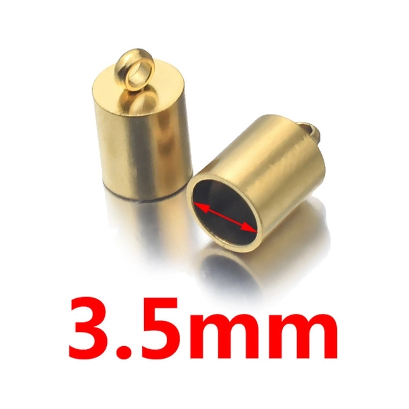 1 Piece Stainless Steel Solid Color Connection Buckle Minimalist