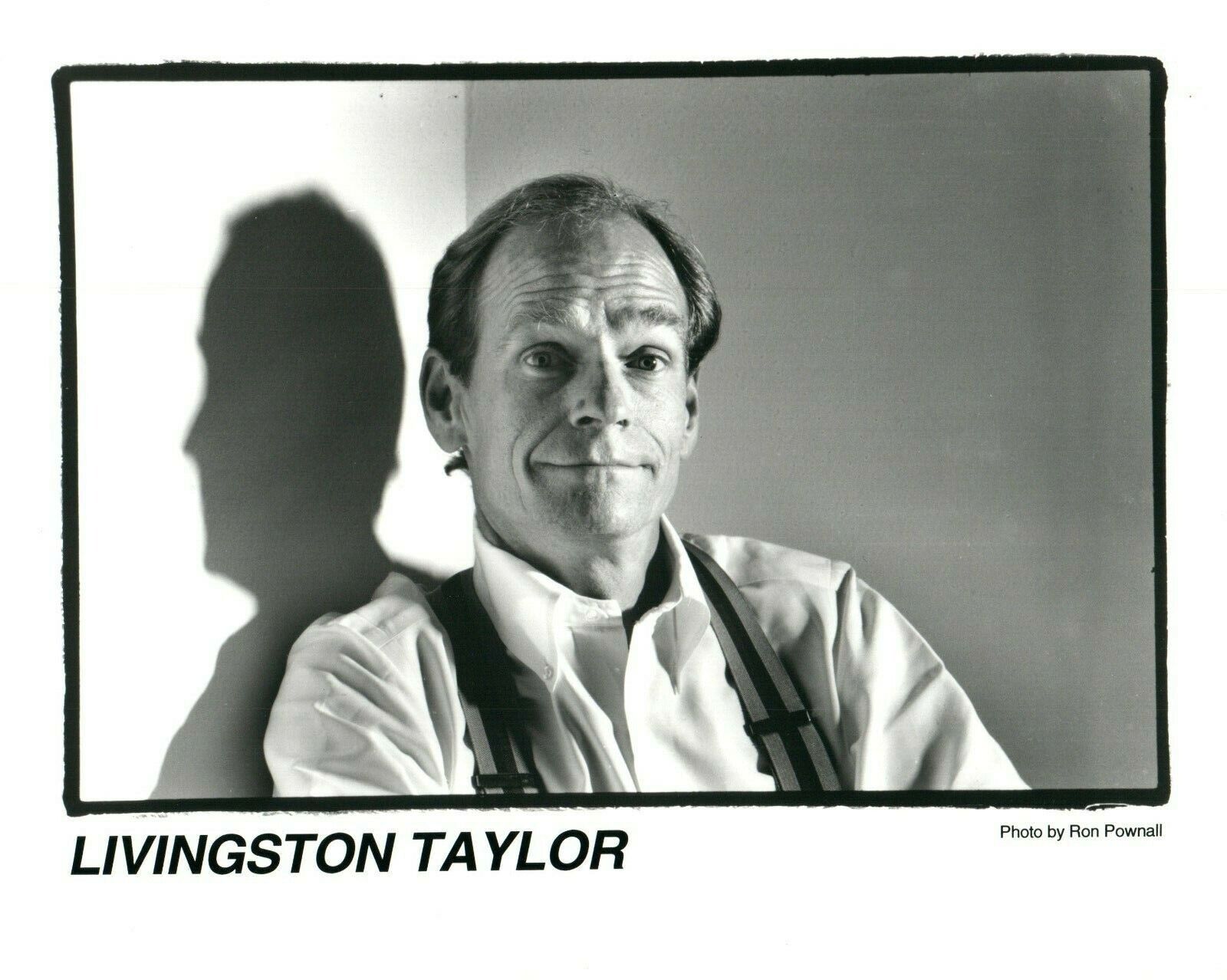 LIVINGSTON TAYLOR Folk Pop Music 8x10 Promo Press Photo Poster painting by Ron Pownall