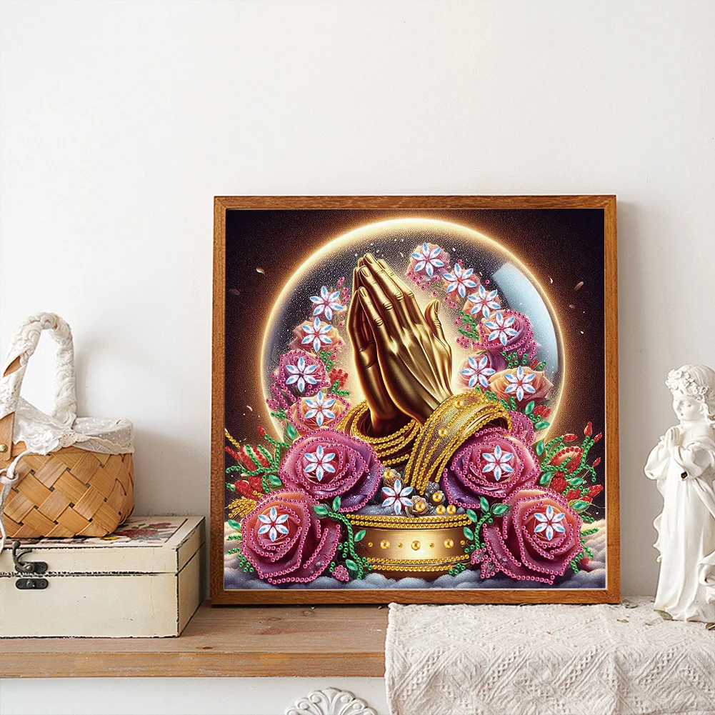 Diamond Painting - Partial Special Shaped Drill - Buddha(Canvas|30*30cm)
