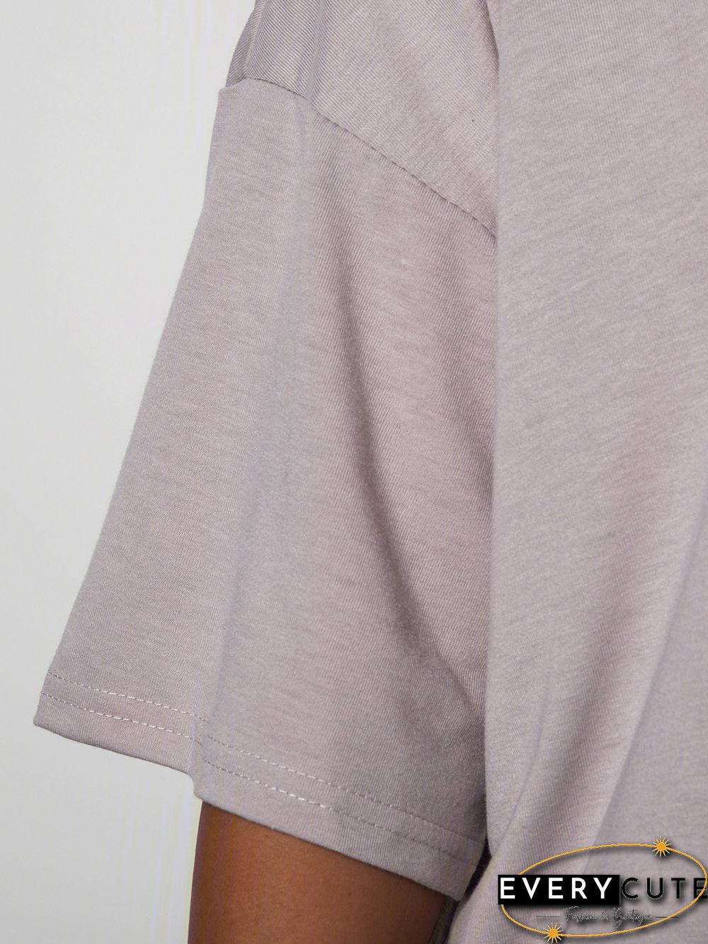 Women V Neck Cotton T Shirt Top Tunic