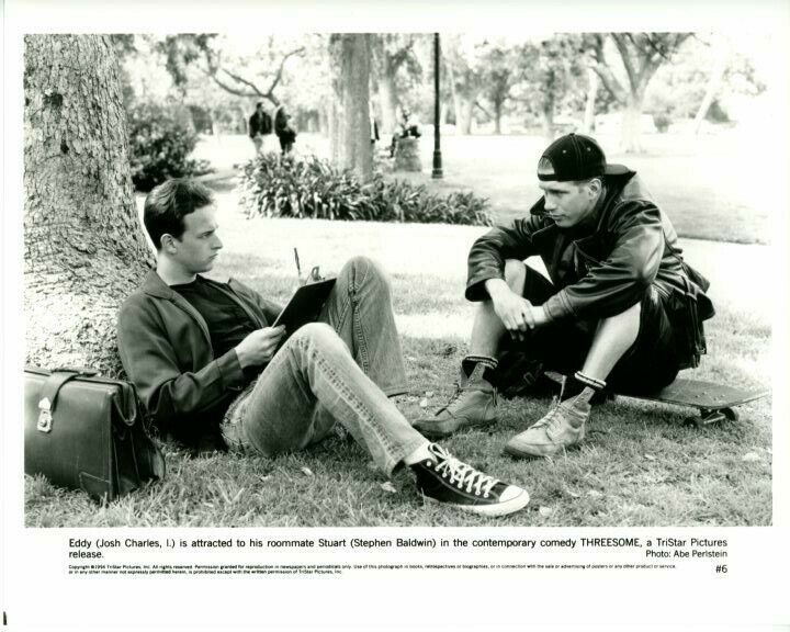 Josh Charles Stephen Baldwin Threesome Orig Press 8X10 Photo Poster painting