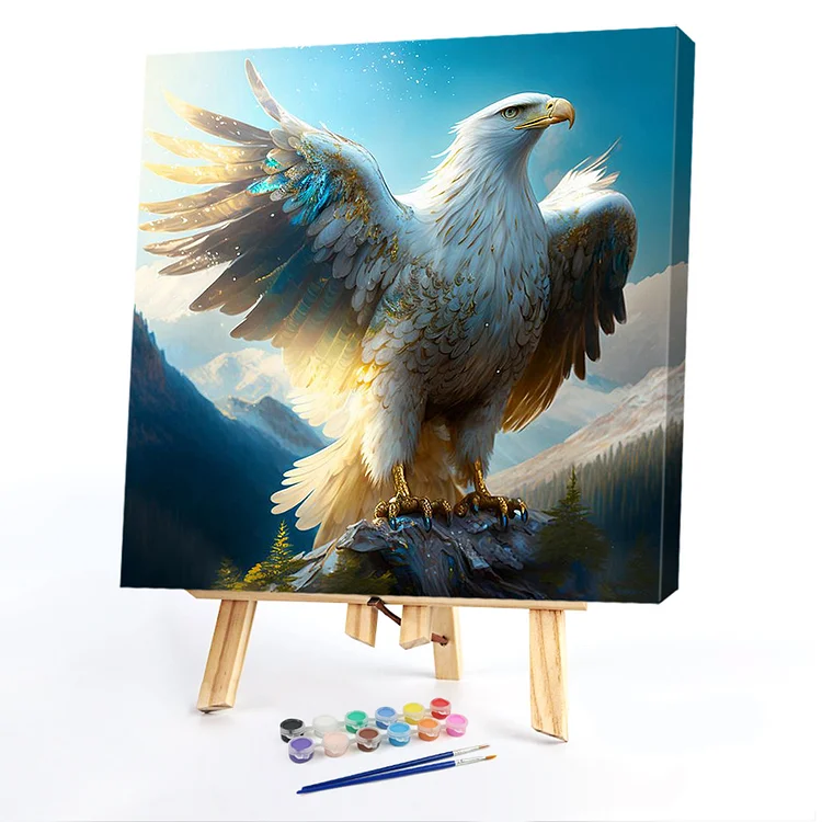 Oil Paint By Numbers - Eagle - 40*40CM
