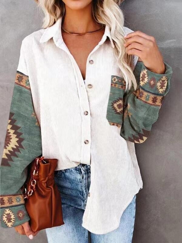 Women's Aztec Printed Shirt