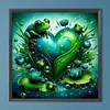 Diamond Painting -DIY Round Drill Love Frog(40x40cm)