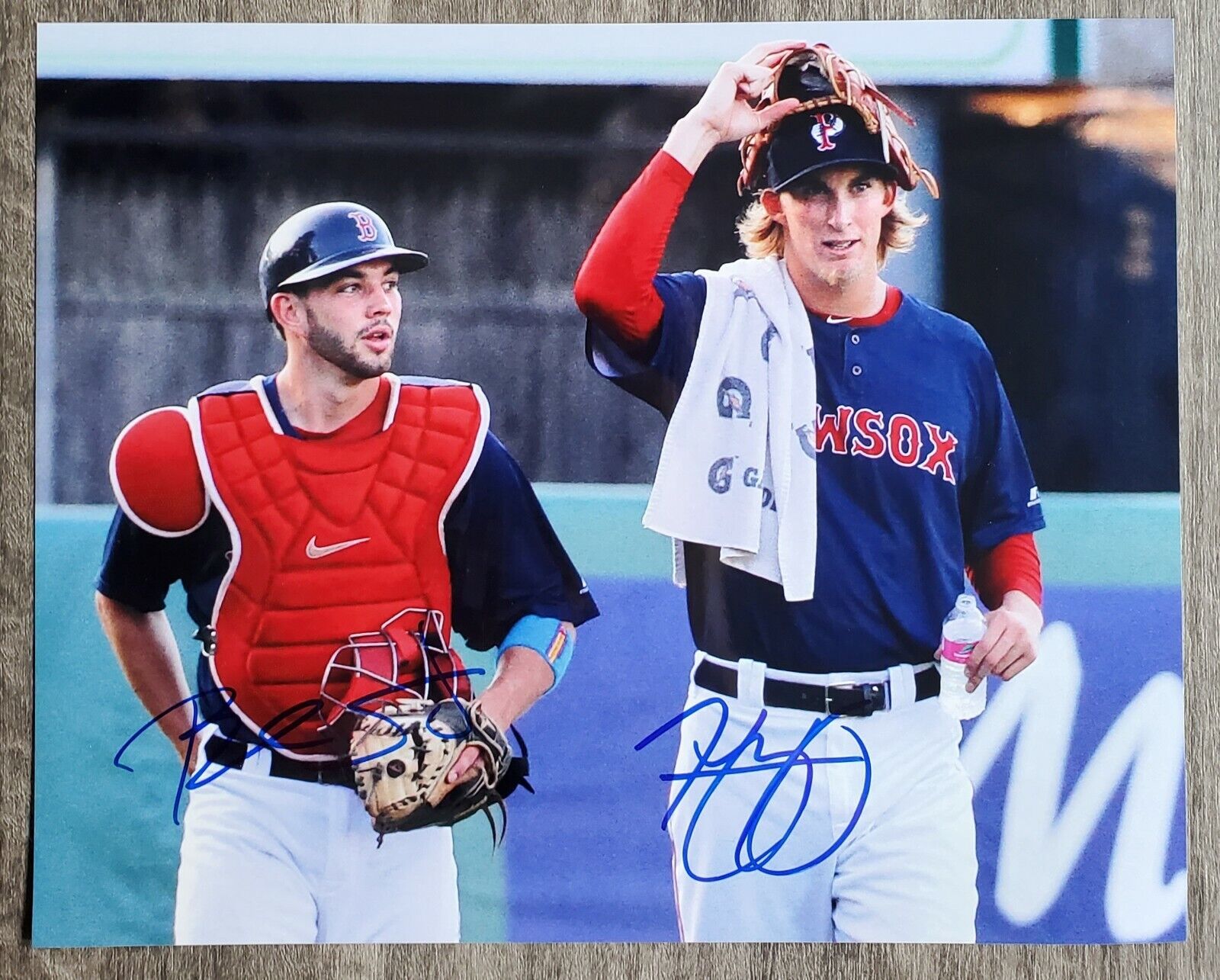 Henry Owens & Blake Swihart Signed Boston Red Sox 8x10 Photo Poster painting Fenway Park RAD