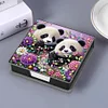 PU 5D Diamond Painting Kit Note Box DIY Diamond Art Notepad Box (Panda)
