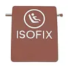 Child Seat ISOFIX Switch Cover 2059200806 for Benz C Class W253 15-21 (Black)