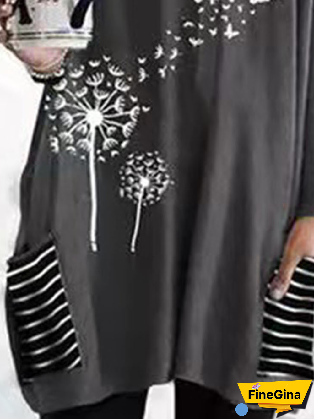 Cashmere Cowl Neck Knitting Dress