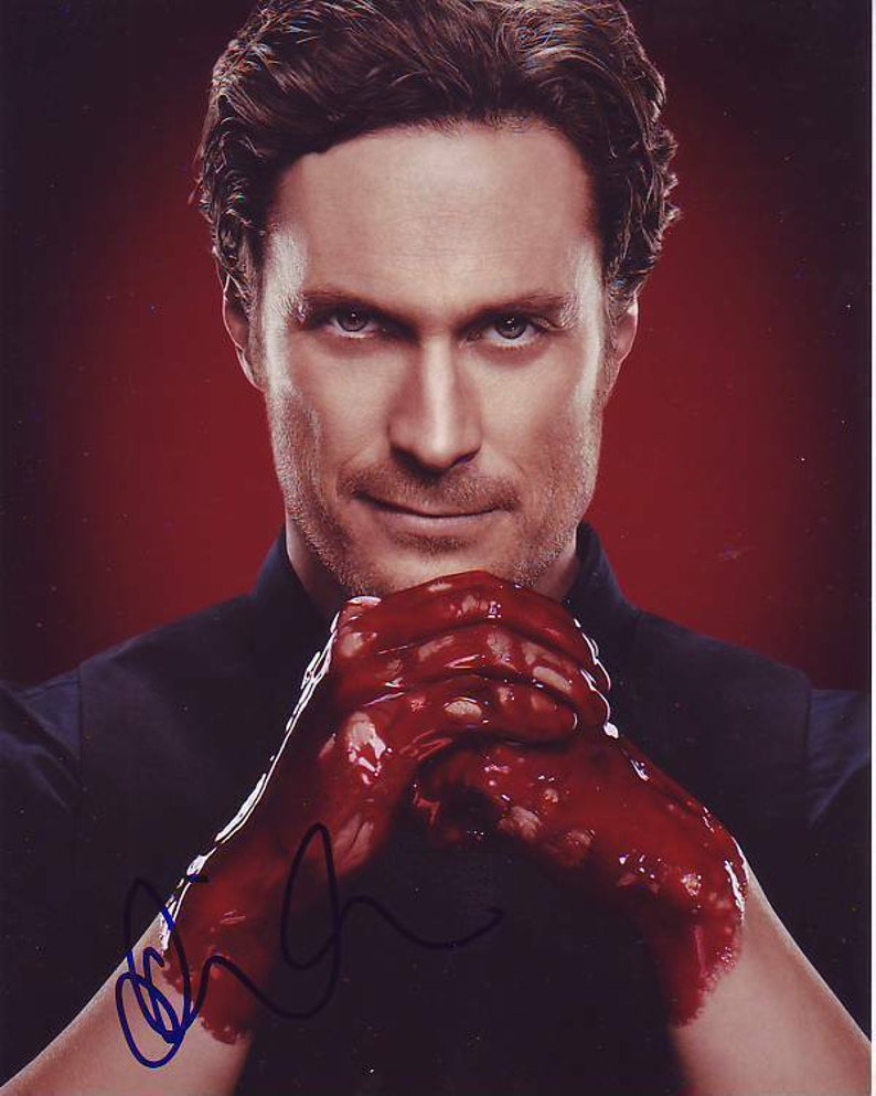 Oliver hudson signed autographed scream queens wes gardner Photo Poster painting