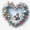 Love Snow Scene-11CT Stamped Cross Stitch 45*45cm/17.72*17.72in tapestrymarket