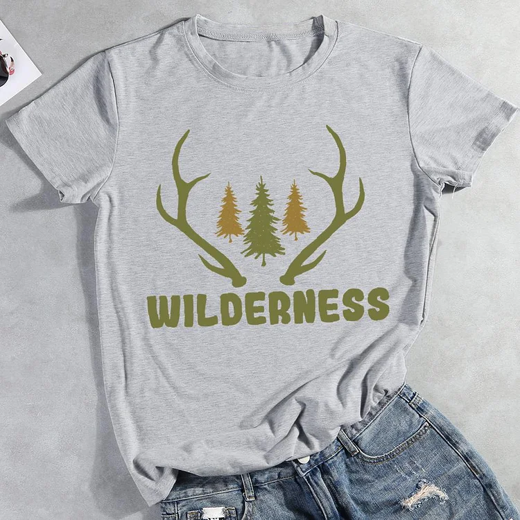 Wilderness Round Neck T-shirt-0025986