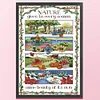 (Counted/Stamped)Rich Pastoral Seasons-14CT Cross Stitch 38*58cm/14.96*22.83in