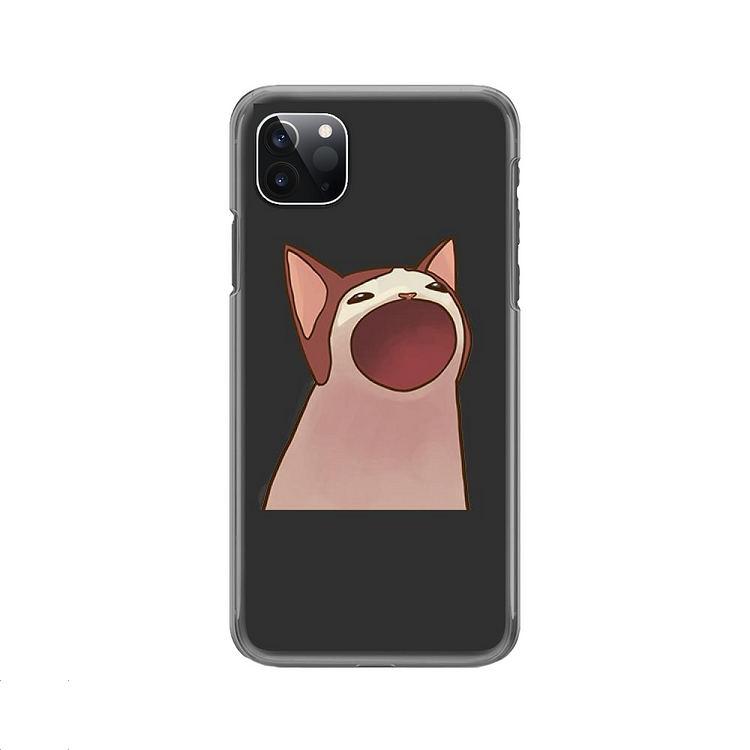 Pop Cat With Open Mouth, Cat iPhone Case