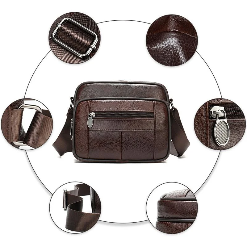 Classic Leather Crossbody Bag High Quality Shoulder Bag