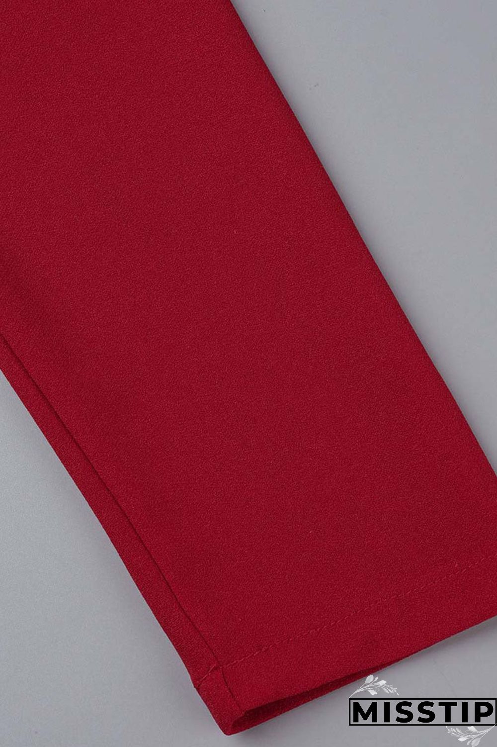 Black Elegant Solid Patchwork Backless Slit Fold O Neck Straight Dresses